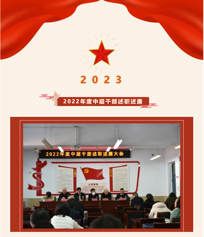 履職盡責(zé)述答卷,，踔厲奮發(fā)啟新程—我校召開2022年度中層干部述職述廉大會